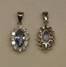 Anhänger Rhodiniert Auge