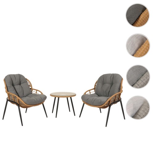 Poly rattan garnitur hwc n33 - garnitur, hwc-n33