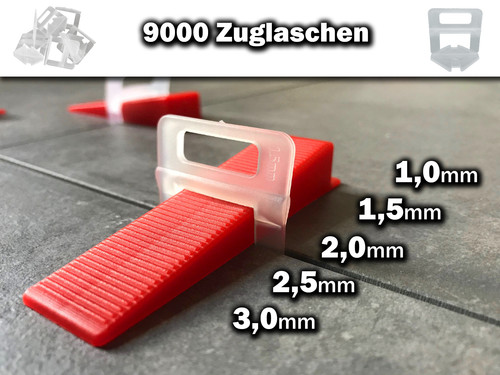 Zuglaschen nivelliersystem - zuglaschen,