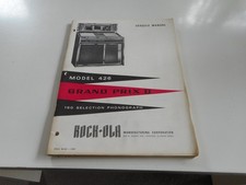 Englisches Manual für Rock Ola Musikboxen 426 Grand Prix