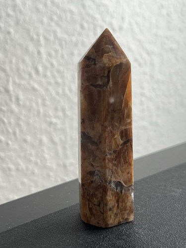 Mondstein rauchquarz turm 95g - rauchquarz,