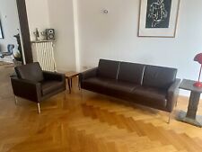 Walter Knoll Jason 3Sitzer + Sessel dunkelbraun COR Vitra Top