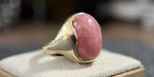 585 Gold Ring Mit Rosenquarz Größe 53 Gelbgold 6 Gramm 14 Karat Rosa