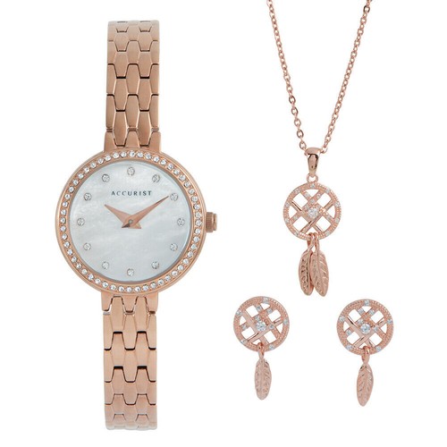Accurist 8355g uhr - accurist, halskette