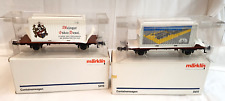 Märklin 2x GÜTERWAGEN Containerwagen 5410 + 5411 Eisenbahn 1:32 OVP Spur 1