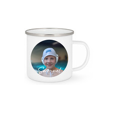 Personalisierte Emaille Tasse