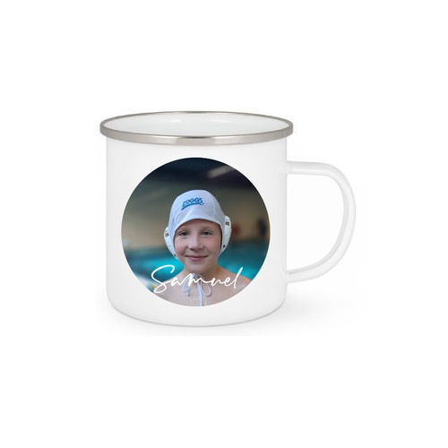 Personalisierte emaille tasse - personalisierte,