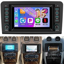 Android 15.0 Autoradio Für Mercedes ML/GL Klasse W164 X164 CarPlay Navi GPS WIFI