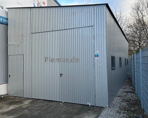 Blechgarage halle 5x9x3 - blechgarage, 5x9x3,5m