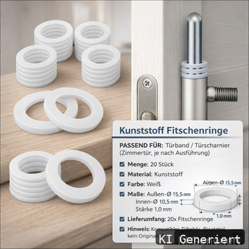 Kunststoff fitschenringe 20x - fitschenringe,