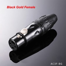 3 Polig XLR Stecker Kupplung Mikrofonkabel Steckverbinder Mikrofonstecker Stecke