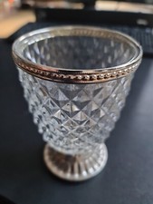 Windlicht Kerzenhalter Teelichtglas Deko orientalisch Antik Laterne Metallsockel