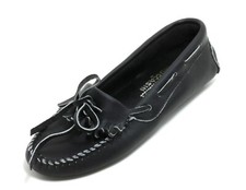 M13 Mokassins Indianer Hippie Boho Ethno Leder Minnetonka Bootsschuh Loafer 35,5