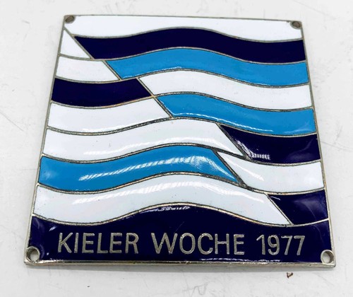 Plakette kieler woche 1977 - kieler,