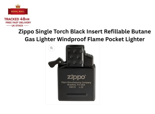 Zippo neu single torch black - neu,