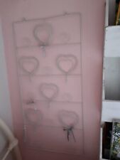 Metallgitter Herz Weiss Für Schmuck neu 