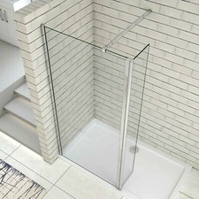 30-160x200cm 8mm NANO Walk in mit/ohne Stange Seitenwand Duschabtrennung Dusche