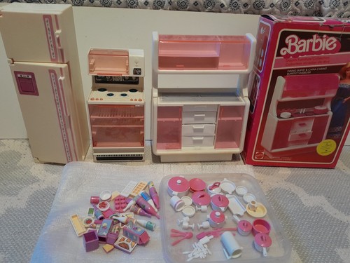 Barbie vintage 80er küche - barbie,