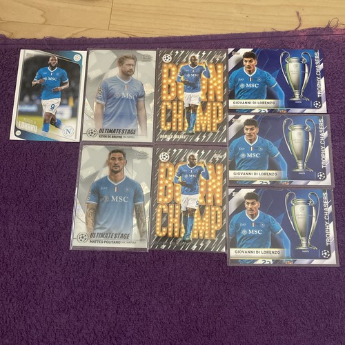 Topps ssc neapel karten lot - neapel,