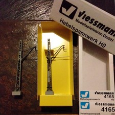 Viessmann Hebelspannwerk h0 4165 und Streckenmast 4110