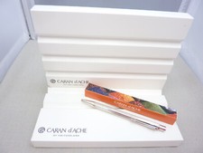 Caran d'Ache Ecridor Kugelschreiber in gefräster Guillochierung + Palladium TOP