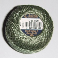 Anchor Perlgarn 8 Farbe 860 Stickgarn Hardanger 10 Gramm