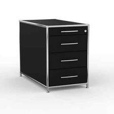 SYSTEM8X Standcontainer 05801 - 80cm 4 Schubladen Holz Schreibtischcontainer