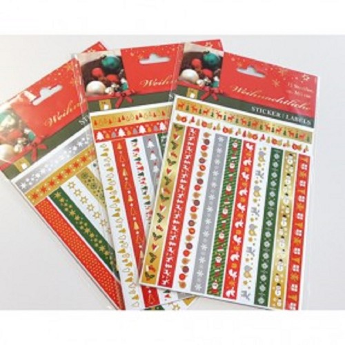 3er set weihnachtssticker - 3er,
