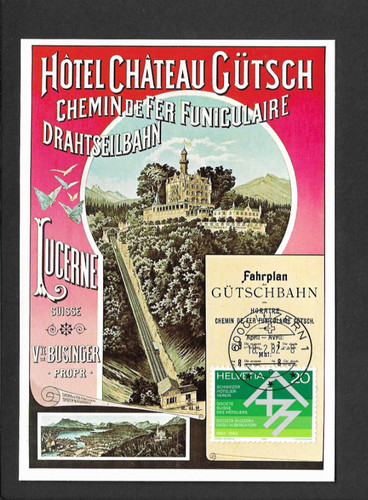 Luzern château gütsch - château,