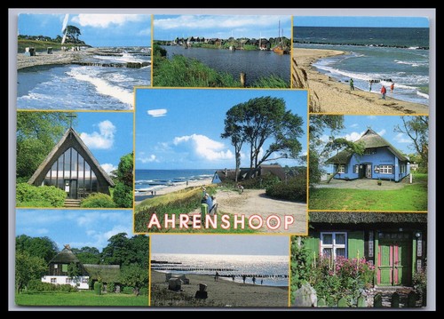 Ansichtskarte ostseebad - ansichtskarte,