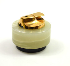 Tischfeuerzeug Robinson Gas aus Marmor Onyx Feuerzeug Lighter 9520