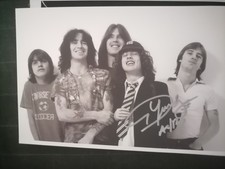 AC/DC - Original Autogramm auf