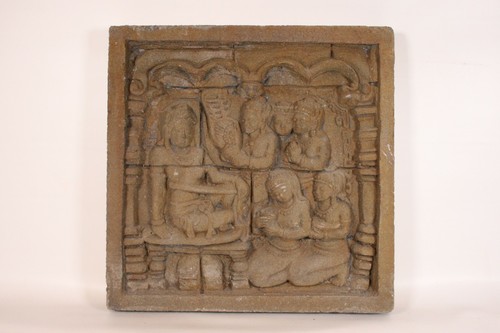 Großes stein relief shiva - relief,