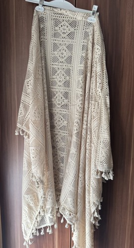 Tischdecke mit fransen 200 - tischdecke, cm