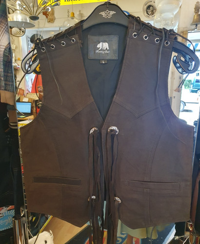 Wildleder weste herren mit - herren,