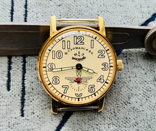 Men wrist watch pobeda - men's,