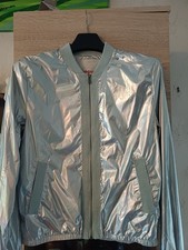 Jacke Gr. 36 von Manguun aus Hologramm-Folie - schillert in allen Farben