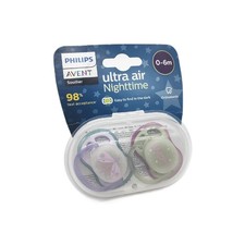 Philips Avent Schnuller Babyausstattung Ultra Air Leicht atmungsaktiv leuchten