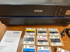 EPSON Sure Color P800 Großformatdrucker DIN A2 Tintenstrahl inkl. 9 x HD Tinte