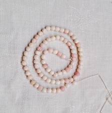 Engelshaut Koralle Vintage Kette - natürliche Weiß und Rosa
