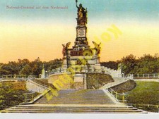 Rüdesheim AK Niederwald Denkmal Hessen  altes Foto Repro