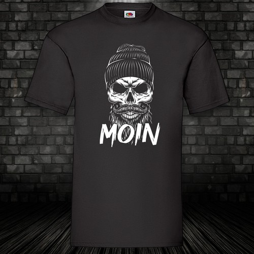 Moin totenkopf skull shirt - totenkopf, t-shirt