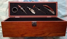 Edle Wein-Geschenkbox aus Holz