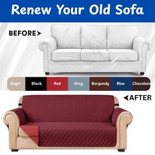 Neu Gesteppter Sofabezug 1/2/3