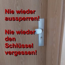 Nie mehr Schlüsseldienst