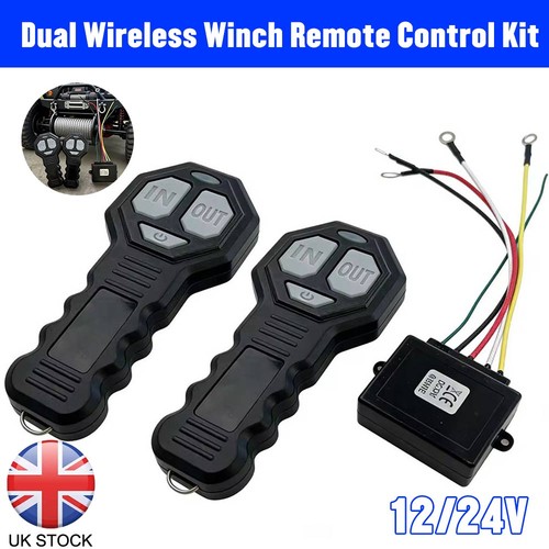 Dual wireless winch remote - winch,