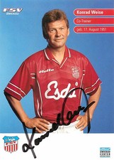 FSV Zwickau Co-Trainer Autogrammkarte 1990er Jahre Fussball Bundesliga