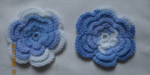 Häkelblumen handarbeit - häkelblumen,