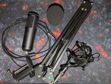 Mikrofon mit USB-Anschluss, Schwarz