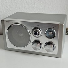 TCM AM FM System Radio Silber